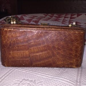 Vintage Alligator/croc  purse